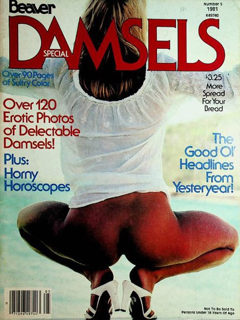 Beaver Special # 5, Damsels magazine back issue Beaver Special magizine back copy 