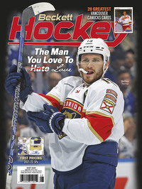 Beckett Hockey August 2023 magazine back issue cover image