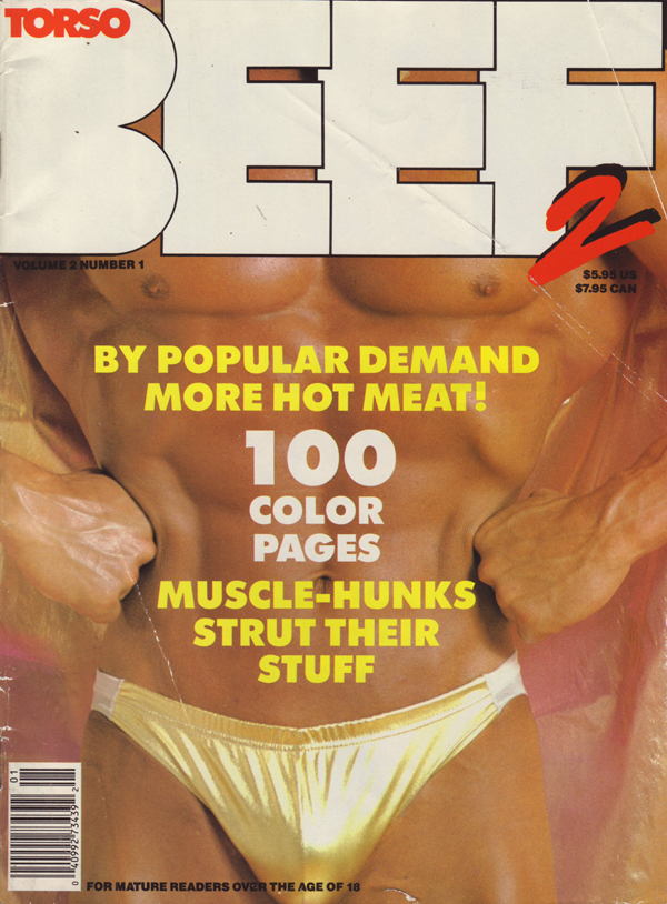 Beef Vol. 2 # 1 magazine back issue Torso Beef magizine back copy torso beef hot meat muscle hunks chests arms backs cocks asses thighs calves eyes lips hair
