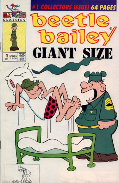 Beetle Bailey Giant Size Comic Book Back Issues of Superheroes by A1Comix