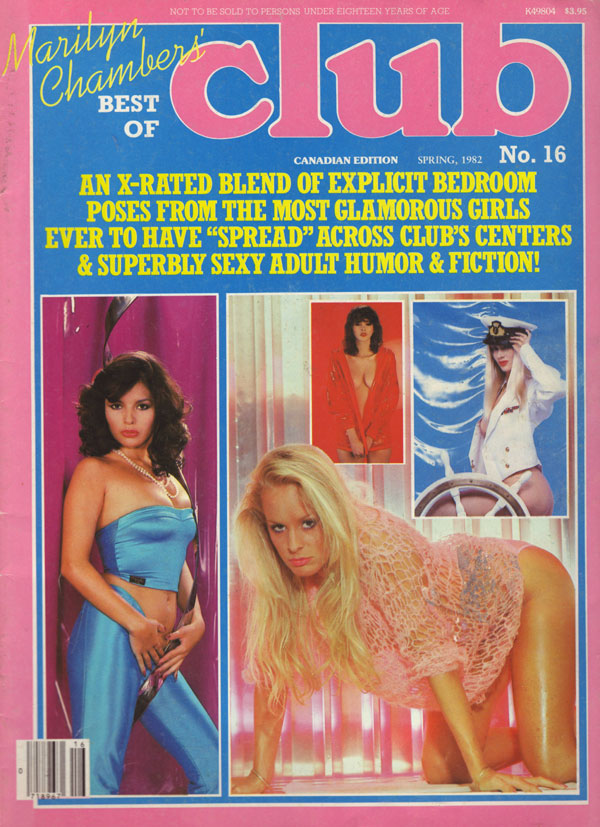 The Best of Club # 16 magazine back issue Best of Club magizine back copy best of club magazine 1982 back issues marilyn chambers spcl pics naughty ladies sexy pics pornstars
