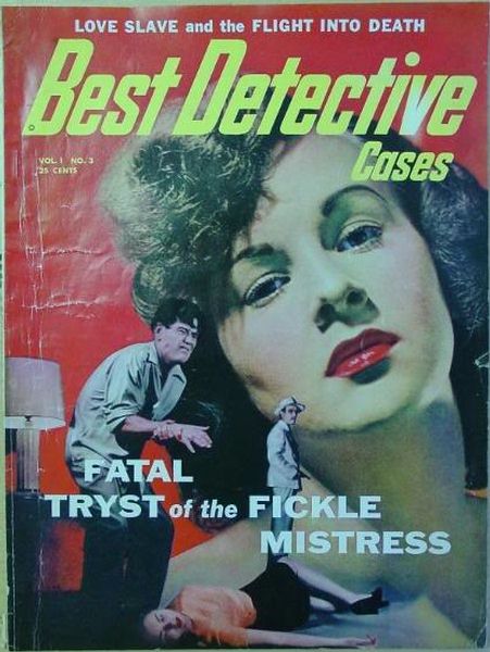 Best Detective Cases # 3 magazine back issue Best Detective Cases magizine back copy 