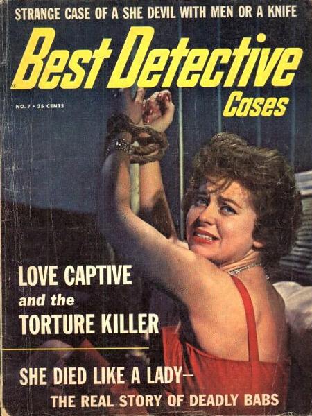 Best Detective Cases # 7 magazine back issue Best Detective Cases magizine back copy 