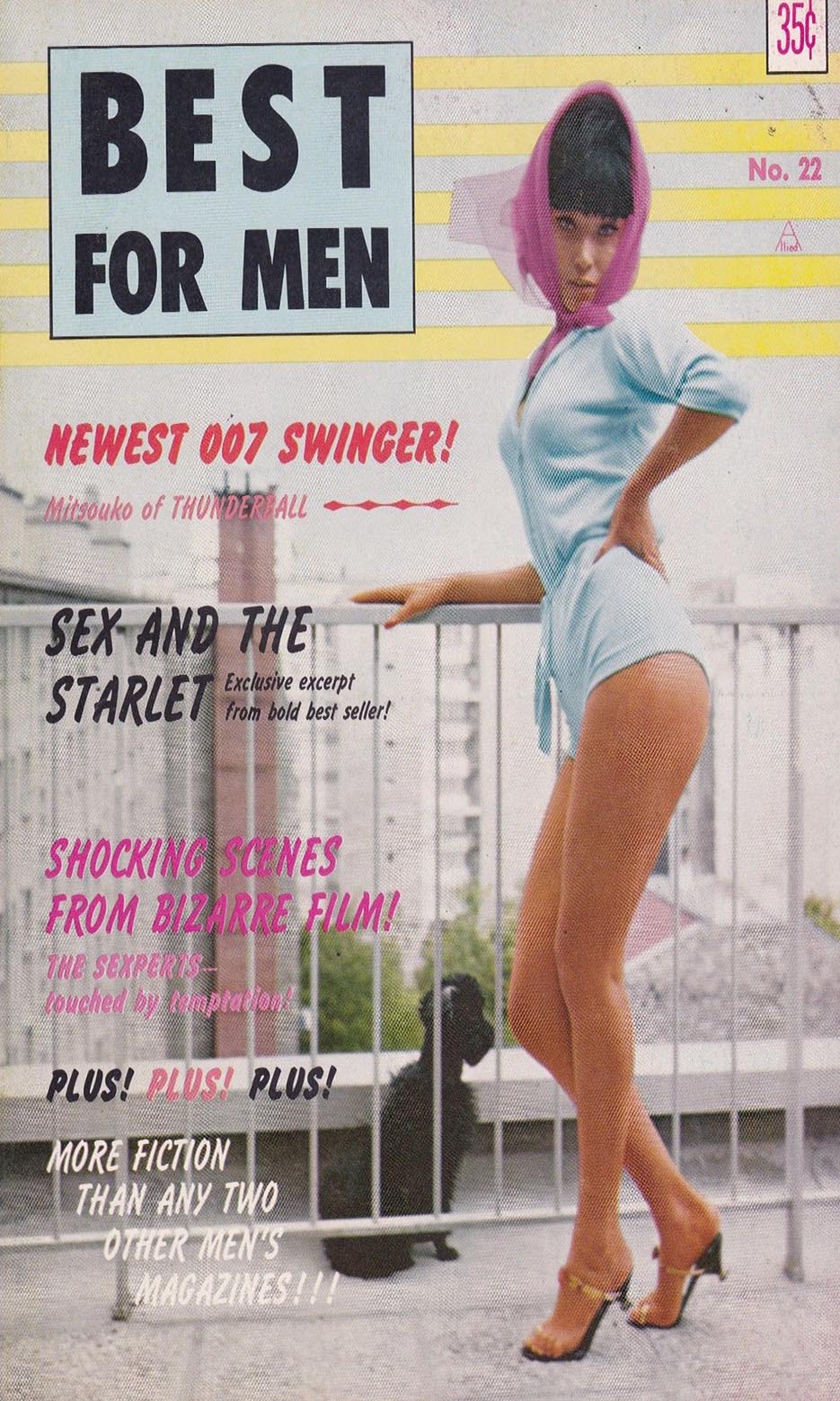 Best for Men August 1965 magazine back issue Best for Men magizine back copy 