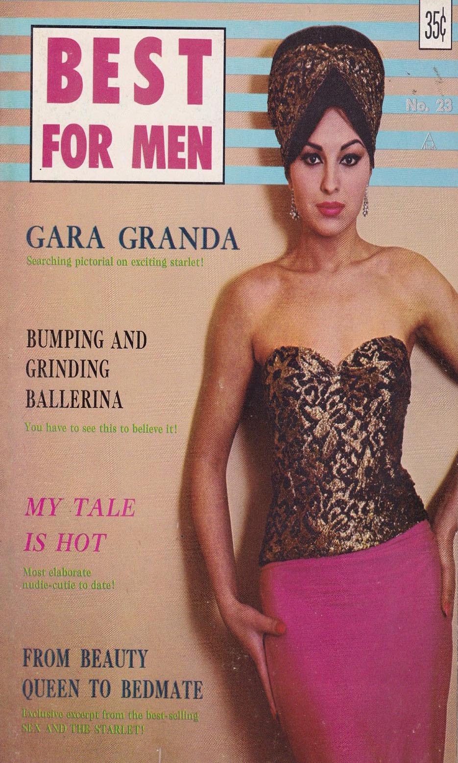 Best for Men October 1965 magazine back issue Best for Men magizine back copy 