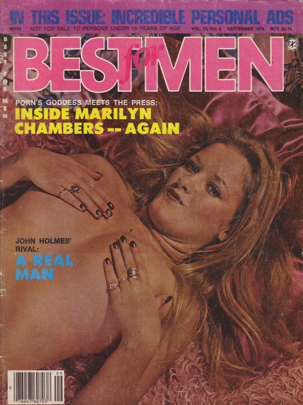 Best for Men Vol. 19 # 5, September 1979 magazine back issue Best for Men magizine back copy best for men magazine back issue marilyn chambers inside again john holmes rival a real man incredib