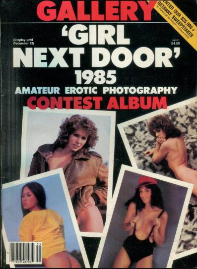 Best of Gallery November 1985, Girl Next Door magazine back issue Best of Gallery magizine back copy 