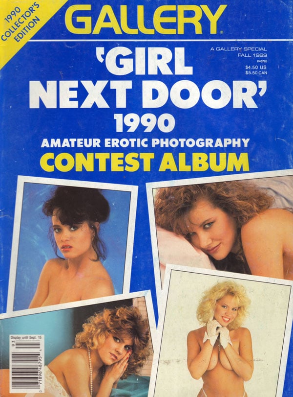 Gallery Special Fall 1989, 'Girl Next Door' 1990 magazine back issue Best of Gallery magizine back copy the girl next door monthly winners best of gallery magazine special issue albuim girls next door