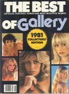Best of Gallery 1981 Magazine Back Copies Magizines Mags