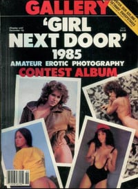 Best of Gallery November 1985,Girl Next Door magazine back issue cover image