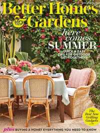 Better Homes & Gardens June 2018 magazine back issue cover image