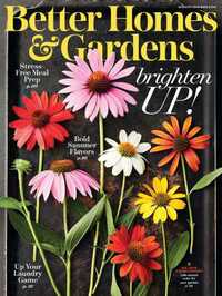 Better Homes & Gardens August 2018 magazine back issue cover image