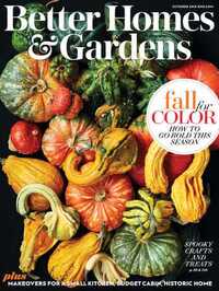 Better Homes & Gardens October 2018 magazine back issue cover image