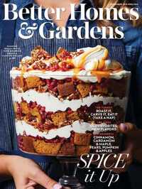 Better Homes & Gardens November 2018 magazine back issue cover image
