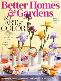 Better Homes & Gardens April 2019 magazine back issue cover image