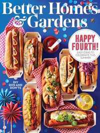Better Homes & Gardens July 2019 magazine back issue cover image
