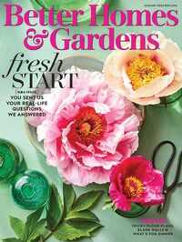 Better Homes & Gardens January 2020 magazine back issue cover image