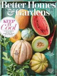 Better Homes & Gardens August 2020 magazine back issue cover image