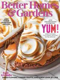 Better Homes & Gardens # 154, November 2020 magazine back issue cover image
