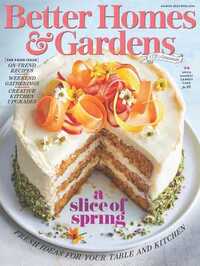 Better Homes & Gardens March 2022 magazine back issue