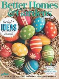 Better Homes & Gardens April 2022 magazine back issue