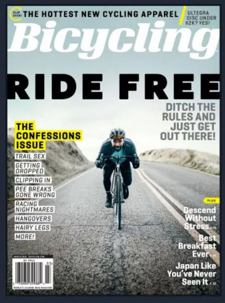 Bicycling March 2018 magazine back issue Bicycling magizine back copy 