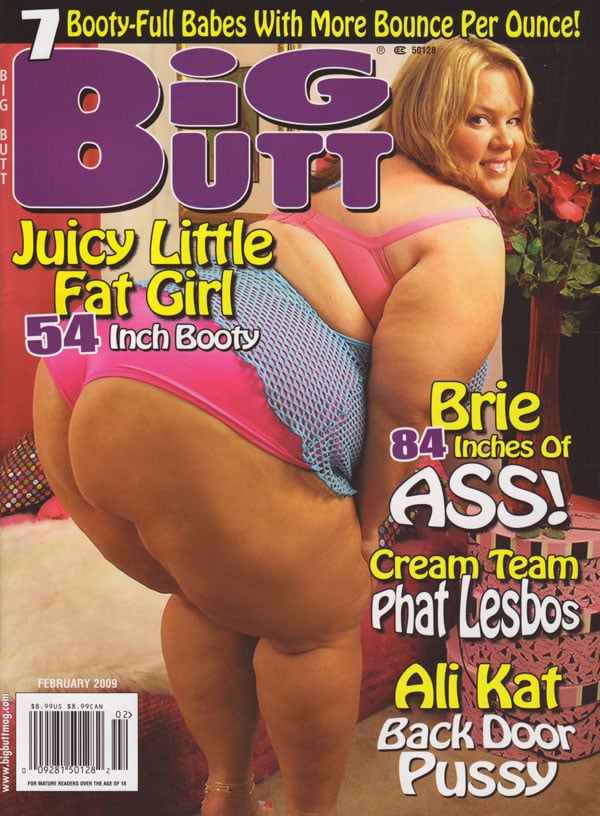 Big Butt February 2009 magazine back issue Big Butt magizine back copy big butt magazine 2009 back issues explicit dirty heavy chicks all natural women nude explicit pussy