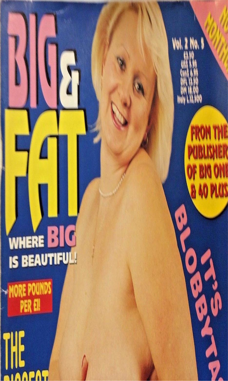 Big & Fat Vol. 2 # 5 magazine back issue Big & Fat magizine back copy 