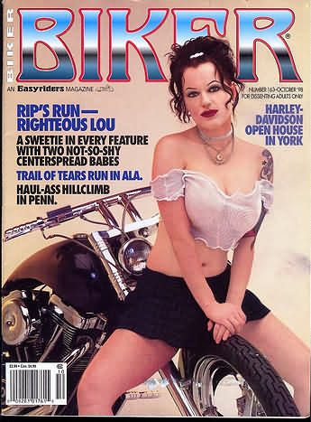 Biker October 1998 magazine back issue Biker magizine back copy Biker October 1998 Motorcycle Magazine Back Issue Published by Paisano Publications. Rip's Run -- Righteous Lou.
