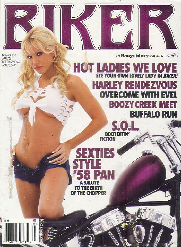 Biker April 2008 magazine back issue Biker magizine back copy Biker April 2008 Motorcycle Magazine Back Issue Published by Paisano Publications. Hot Ladies We Love See Your Own Lovely Lady In Biker!.