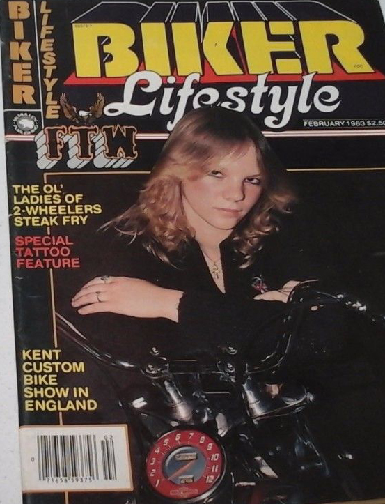 Biker Lifestyle February 1983 magazine back issue Biker Lifestyle magizine back copy 