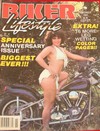 Biker Lifestyle November 1983 Magazine Back Copies Magizines Mags