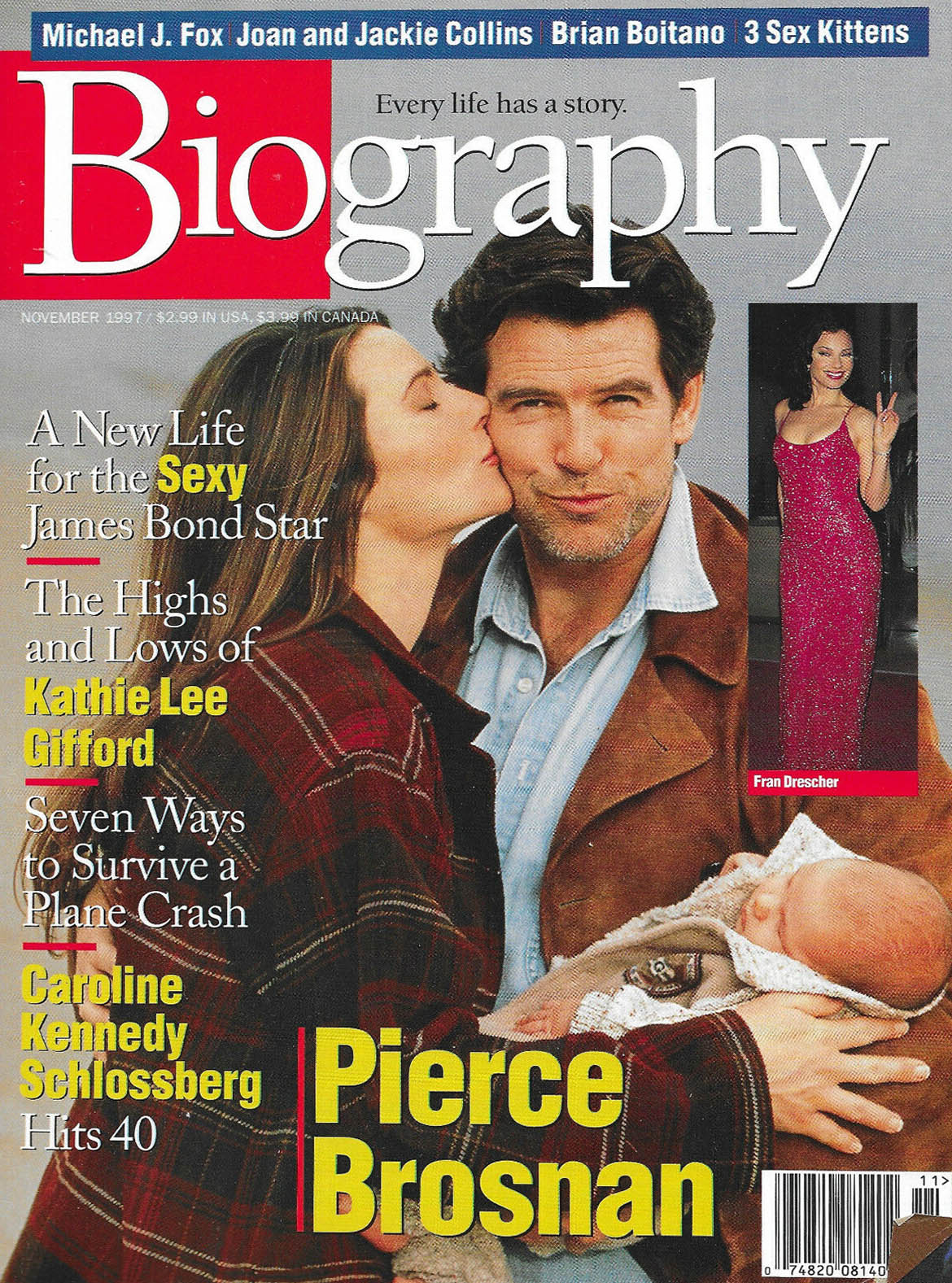 Biography November 1997 magazine back issue Biography magizine back copy 