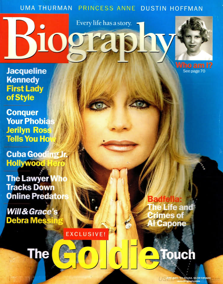 Biography May 2001 magazine back issue Biography magizine back copy 