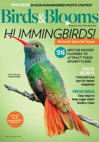 Birds & Blooms June/July 2020 Magazine Back Copies Magizines Mags