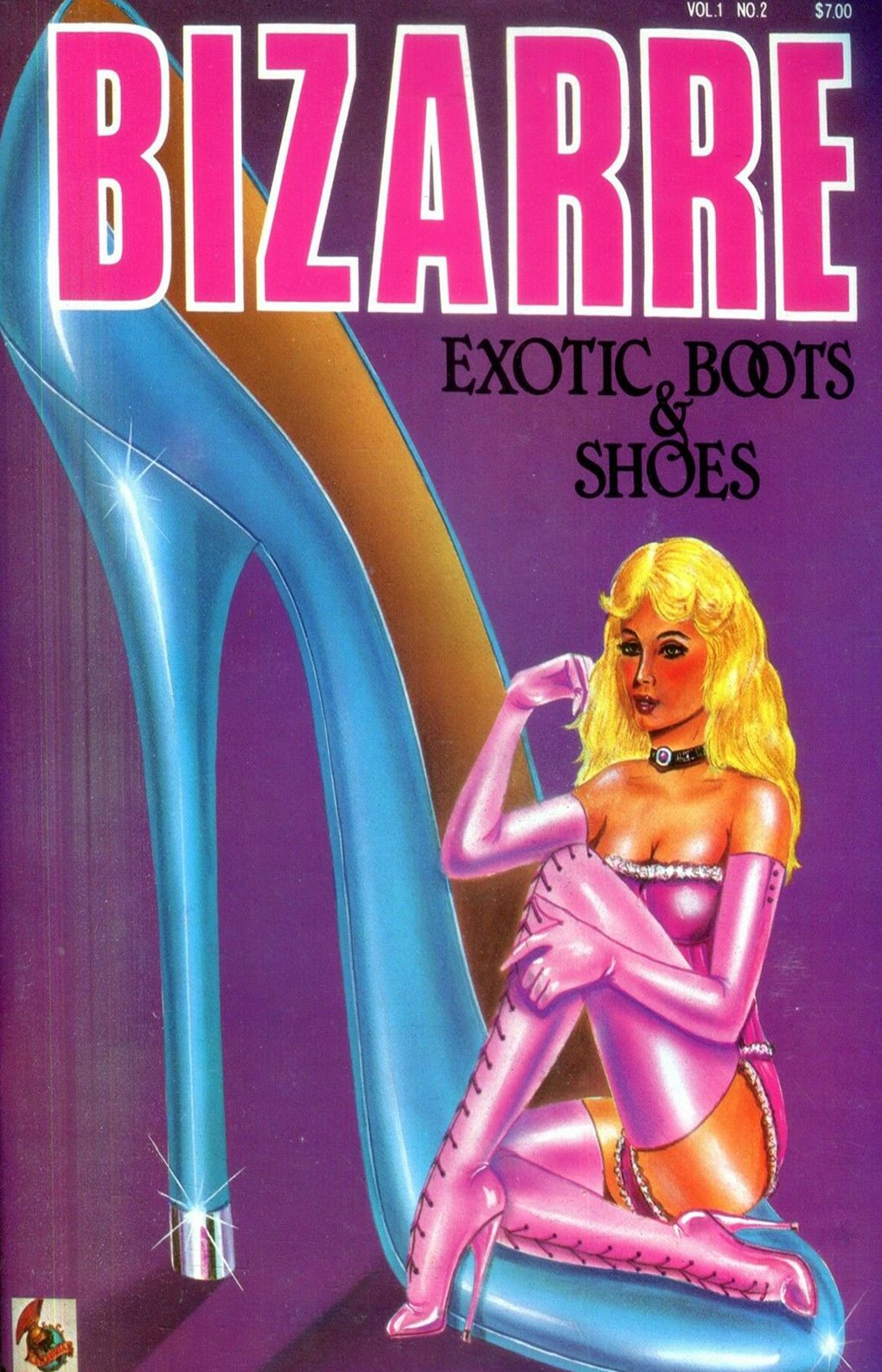 Bizarre Exotic Vol. 1 # 2 magazine back issue Bizarre Exotic magizine back copy 