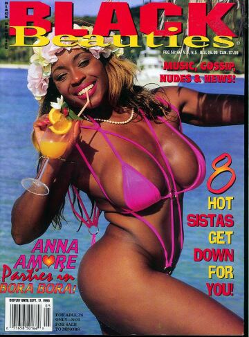 Black Beauties Vol. 3 # 5 magazine back issue Black Beauties magizine back copy 