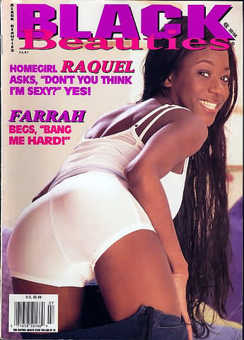Black Beauties Vol. 6 # 7 magazine back issue Black Beauties magizine back copy 