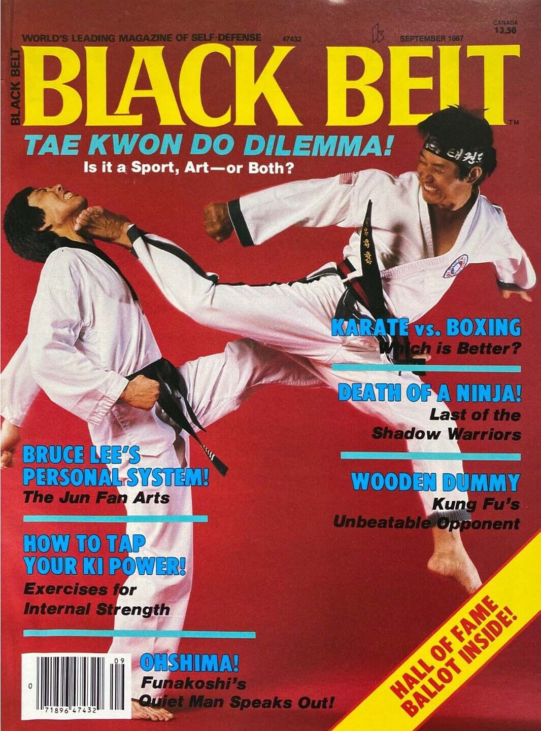 Black belt september 1987 karate vs boxing which is better m