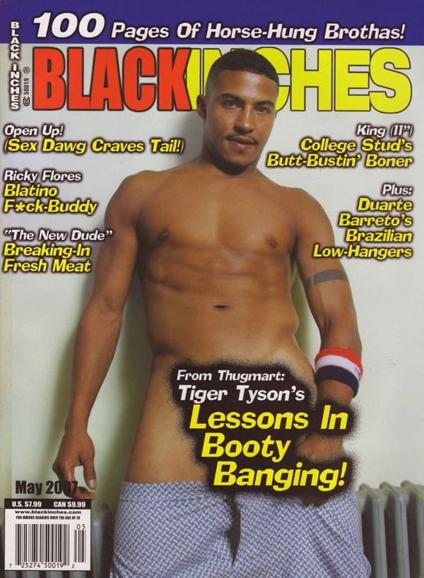 Black Inches May 2007 magazine back issue Black Inches magizine back copy black inches magazine hot dudes naked big black men huge cocks giagantic dicks hot dixxx gay porn ph