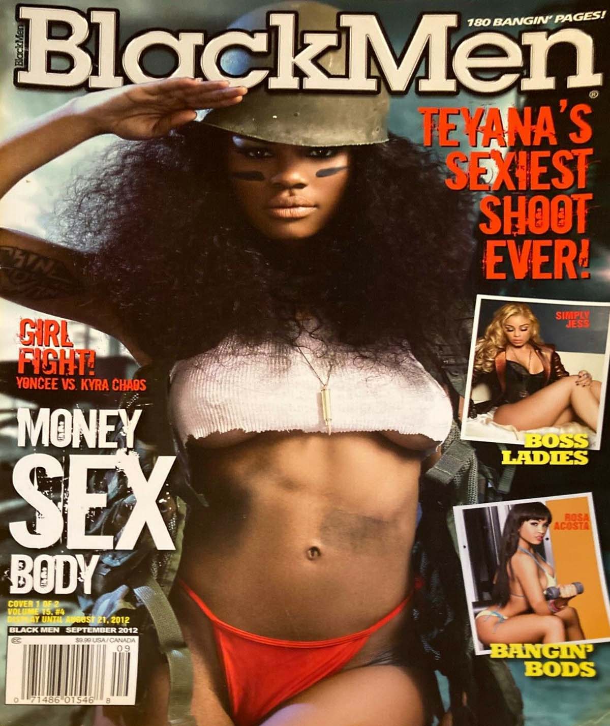 Black Men September 2012 magazine back issue Black Men magizine back copy 