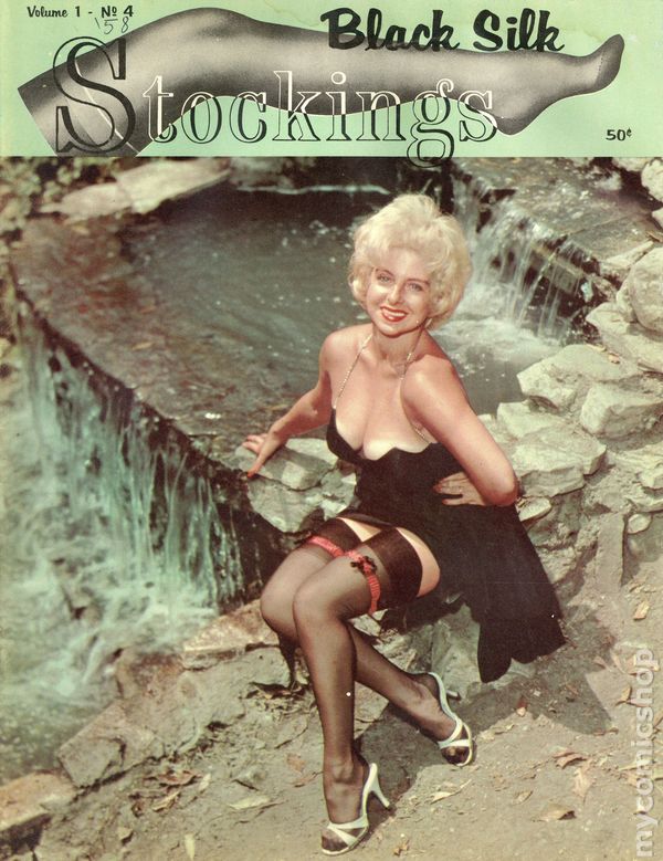 Black Silk Stockings Vol. 1 # 4 magazine back issue Black Silk Stockings magizine back copy 