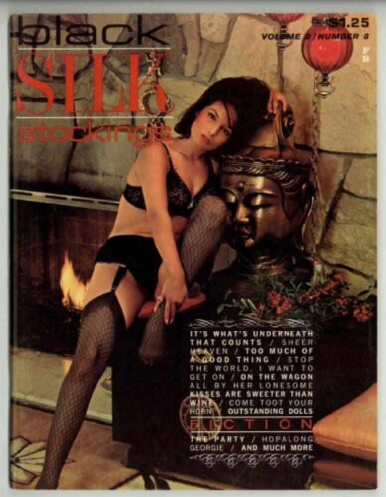 Black Silk Stockings Vol. 2 # 8 magazine back issue Black Silk Stockings magizine back copy 