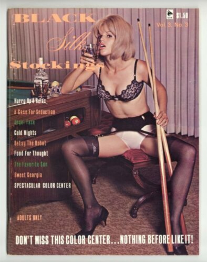 Black Silk Stockings Vol. 3 # 3 magazine back issue Black Silk Stockings magizine back copy 