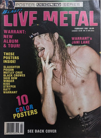 Blast! Live Metal February 1991 magazine back issue