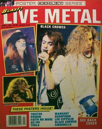 Blast! Live Metal April 1991 magazine back issue