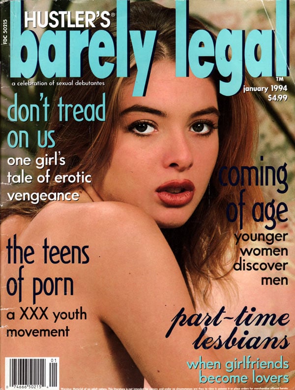 Barely Legal # 3, January 1994 magazine back issue Barely Legal magizine back copy Barely Legal # 3, January 1994 Adult Magazine Back Issue Published by Hustler. Magazines Dedicated to Young Teenage Girls Who Just Attained Legal Age. Covergirl Jillian (Nude) photographed by Paula Markham.