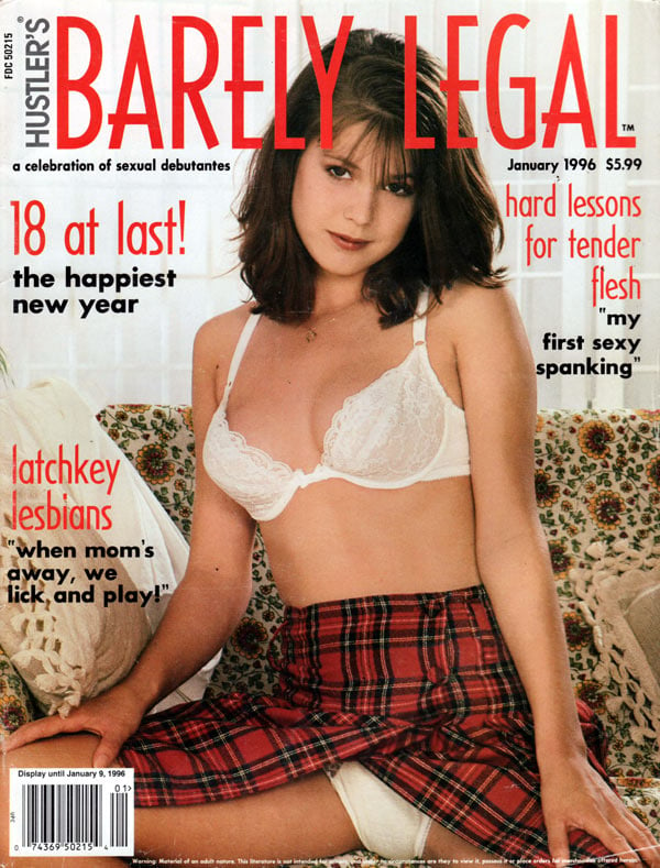 Barely Legal January 1996 magazine back issue Barely Legal magizine back copy Barely Legal January 1996 Adult Magazine Back Issue Published by Hustler. Magazines Dedicated to Young Teenage Girls Who Just Attained Legal Age. Covergirl Madalyn (Nude) photographed by Bob Tanner.