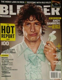 Blender September 2007 magazine back issue cover image