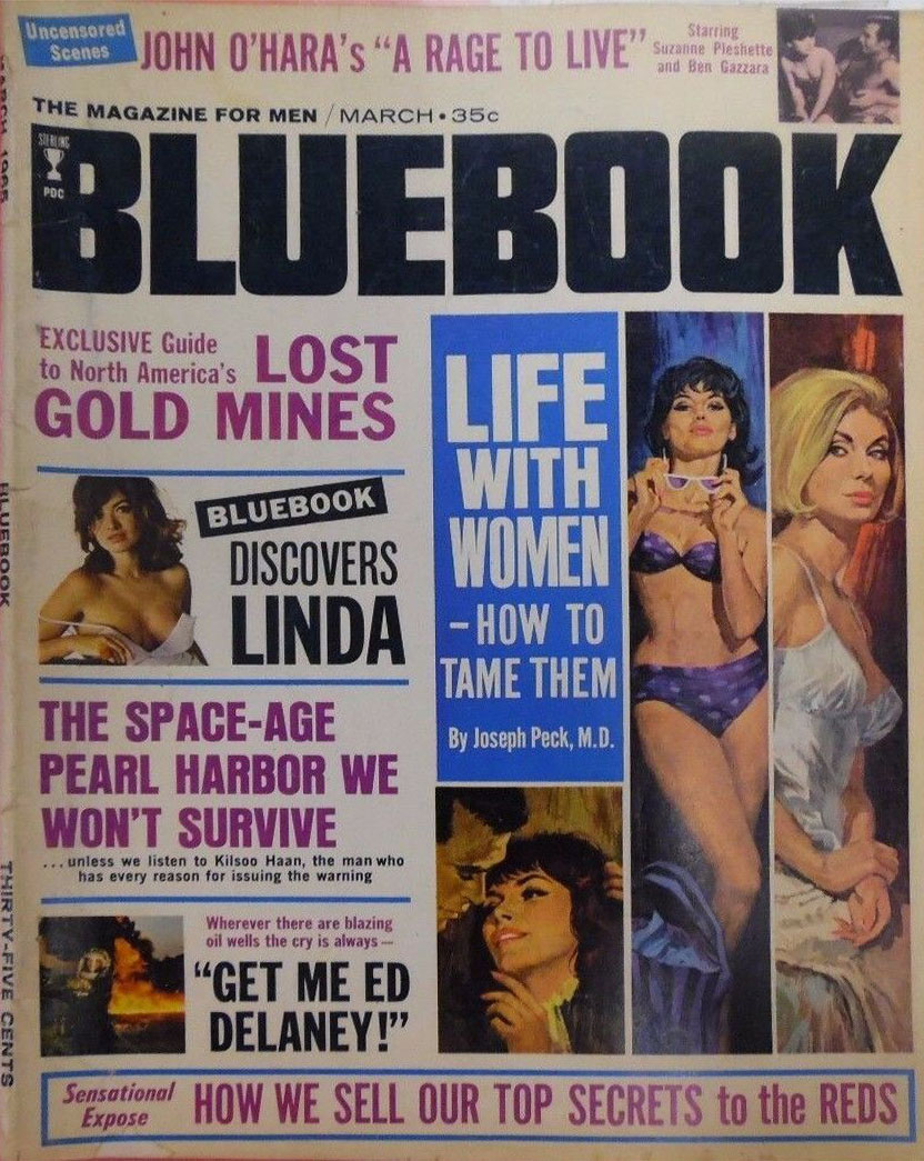 Bluebook March 1965 magazine back issue Bluebook magizine back copy 